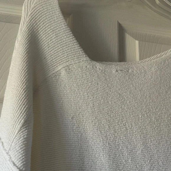 NWOT Free People Asymmetrical Neck Dolman Long Sleeve Sweater - Picture 4 of 5